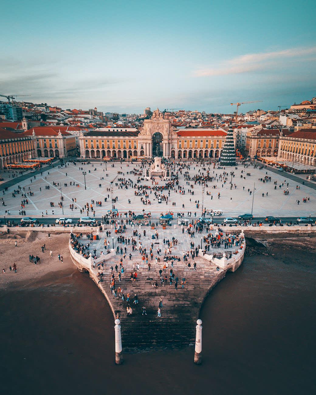 Praca do Comercio view of Lisbon